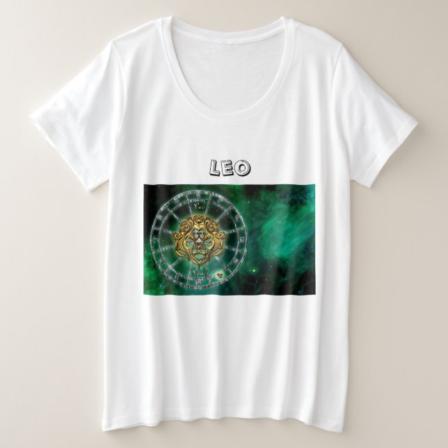 T-shirts Leo Zodiac Astrology design (Frente do Design)
