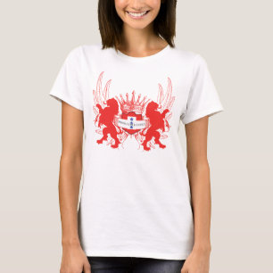T-shirts Leões dobro customizáveis 3 estrelas amarelas
