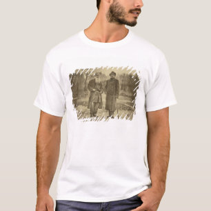 T-shirts Léon Tolstói e o máximo Gorky do autor