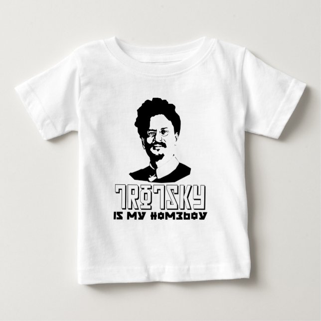 T-shirts Leon Trotsky é meu ficar em casa (Frente)