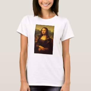 T-shirts Leonardo Da Vinci Mona Lisa Pintura De Arte Bela