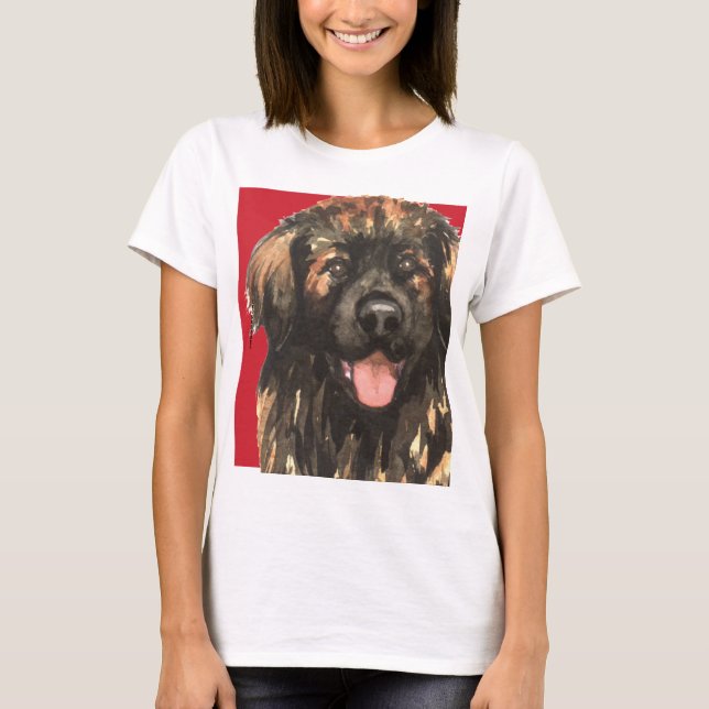 T-shirts Leonberger Color Block (Frente)