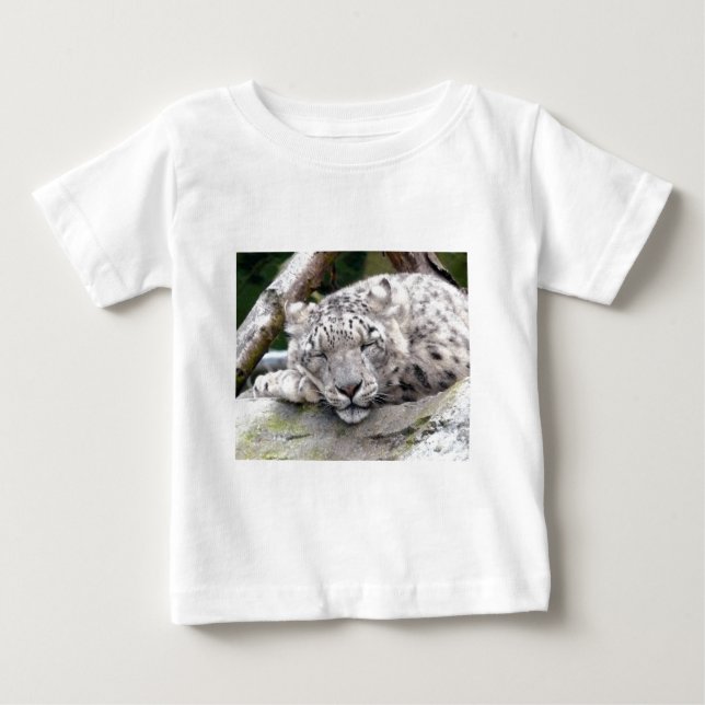 T-shirts Leopardo de Neve - lindo! (Frente)