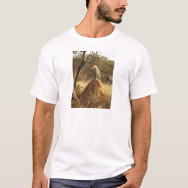 T-shirts Leopardo no monte da térmita em Namíbia