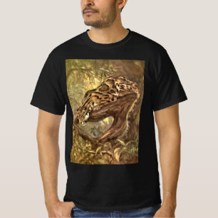 T-shirts Leopardo-Nublado por CE Swan, Animais Selvagens Vi