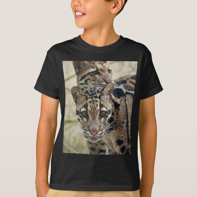 T-shirts Leopardos nublados (Frente)