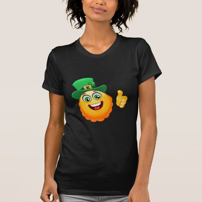 T-shirts leprechaun emoji (Frente)