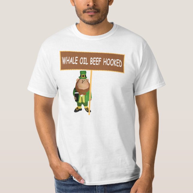 T-shirts Leprechaun irlandês engraçado (Frente)