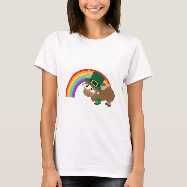 T-shirts Leprechaun Yak (Frente)
