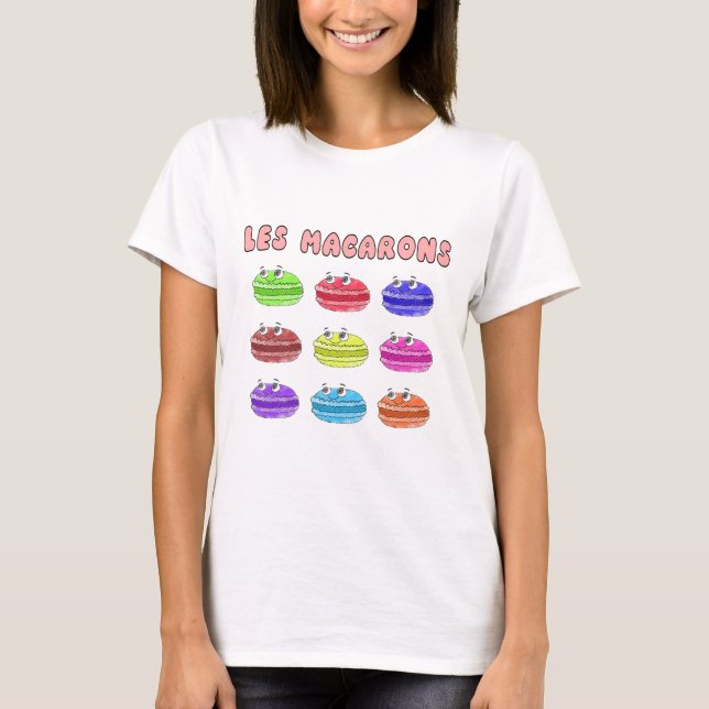 T-shirts Les Macarons — Cartoon (Frente)