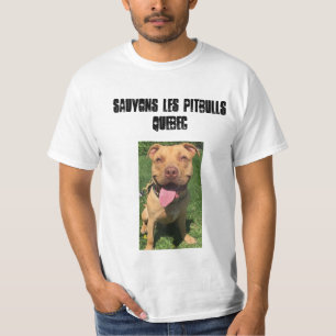 T-shirts Les Pitbulls Quebeque de Sauvons