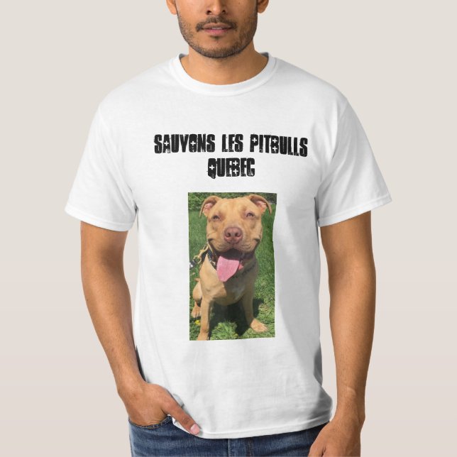 T-shirts Les Pitbulls Quebeque de Sauvons (Frente)