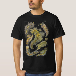 T-shirts Lesmas Marinhas, Caracóis por Ernst Haeckel, Anima