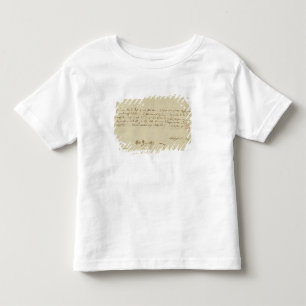 T-shirts Letra de Mozart a um freemason, em janeiro de 1786