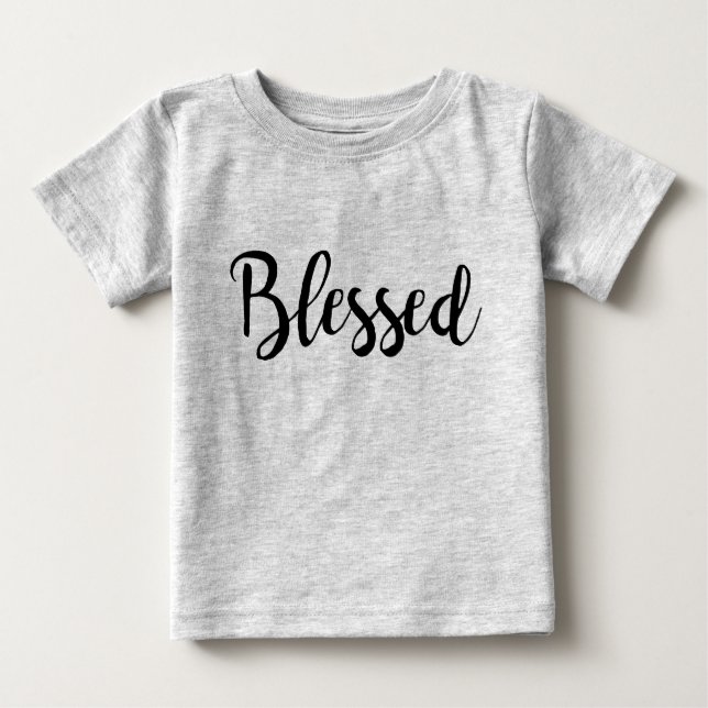 T-shirts letra de script BESSED | (Frente)