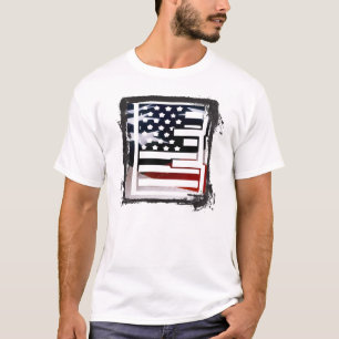 T-shirts Letra E Monograma inicial EUA
