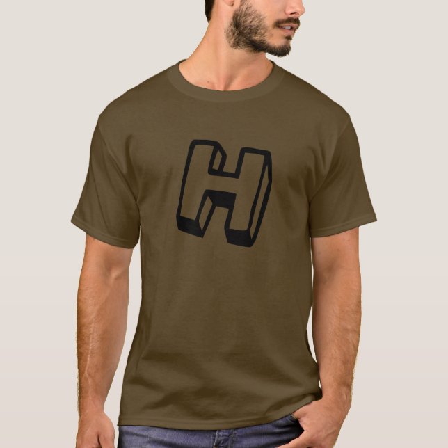 T-shirts Letra H (Frente)