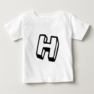 T-shirts Letra H