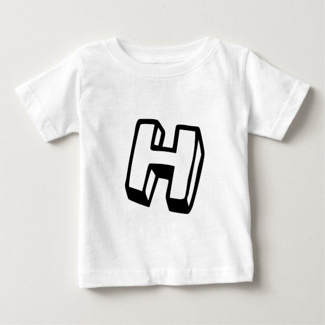T-shirts Letra H (Frente)