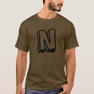 T-shirts Letra N