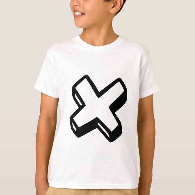 T-shirts Letra X (Frente)
