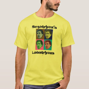 T-shirts Letras rachadas do Lobstrycz de Smotrycz