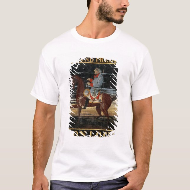 T-shirts Letreiro com Frederick o excelente a cavalo (Frente)