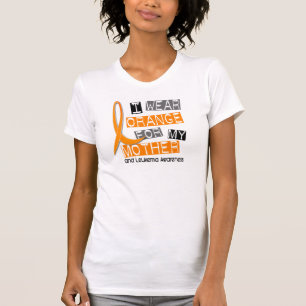 T-shirts Leucemia eu visto a laranja para minha mãe 37