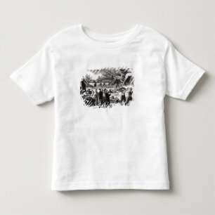 T-shirts Levando fora o ferido após o Antietam