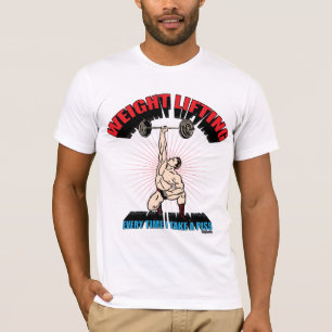 T-shirts Levantamento de peso
