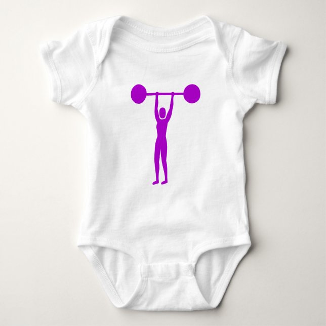 T-shirts Levantamento de Peso 02 - Roxo (Frente)