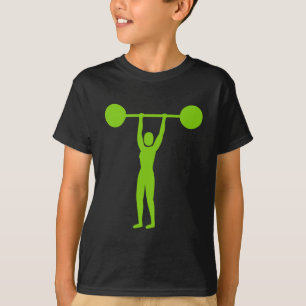 T-shirts Levantamento de peso 02 - verde de Marciano