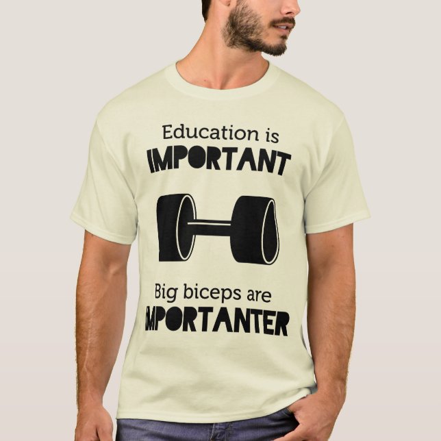 T-shirts Levantamento engraçado (Frente)