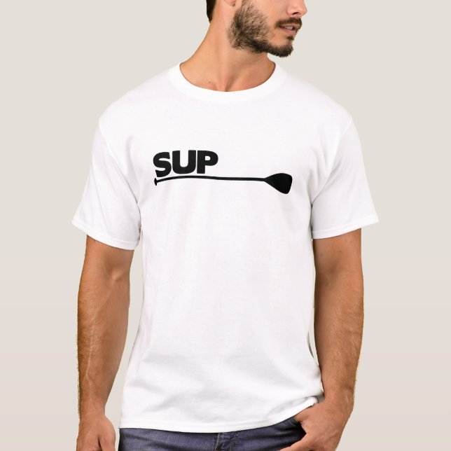 T-shirts Levante-se o SUP da pá (Frente)