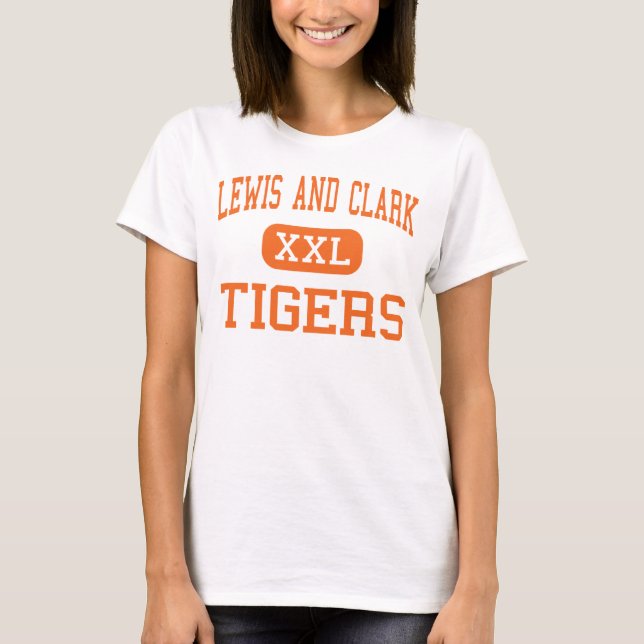 T-shirts Lewis e Clark - tigres - altos - Spokane (Frente)