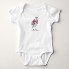 T-shirts Lhama Fofa Animal | Menina Bebê | Bodysuit