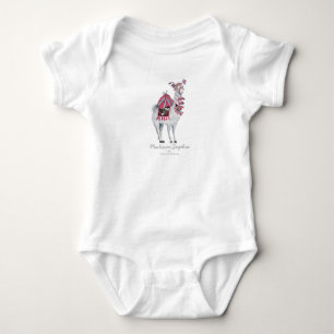 T-shirts Lhama Fofa Animal   Menina Bebê   Bodysuit