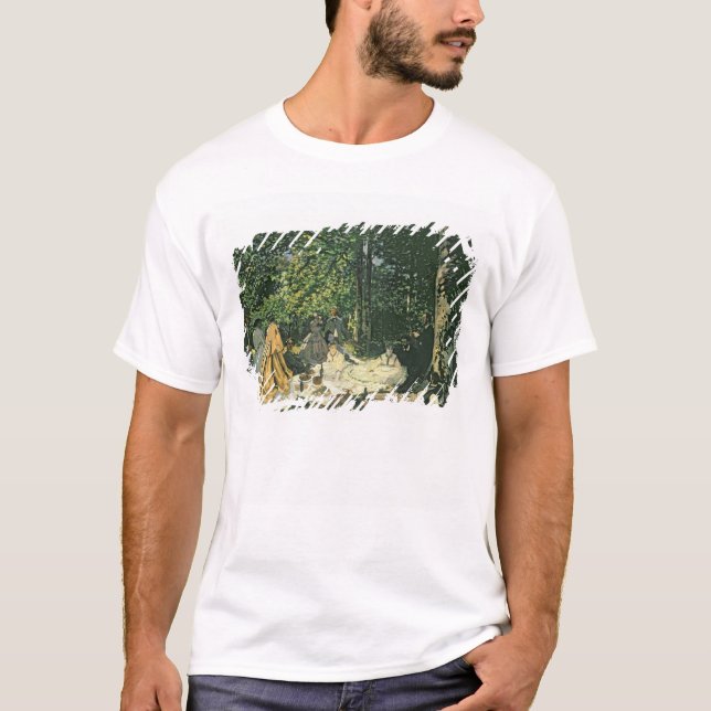 T-shirts l'Herbe do sur de Claude Monet | Le Dejeuner, (Frente)