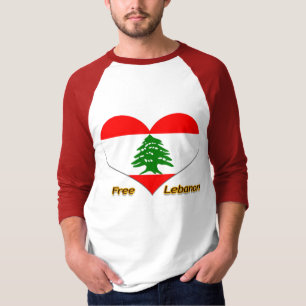 T-shirts Líbano livre