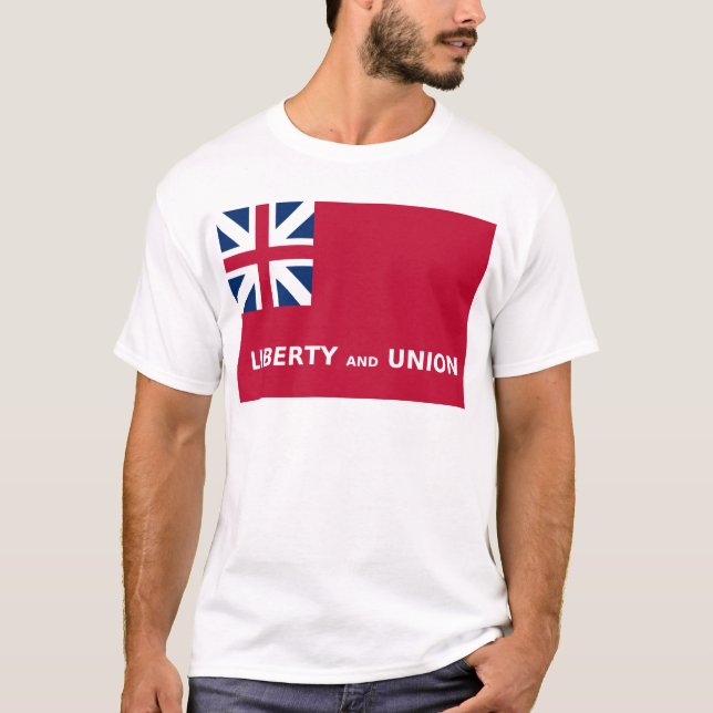 T-shirts Liberdade da bandeira de Taunton dos Estados (Frente)