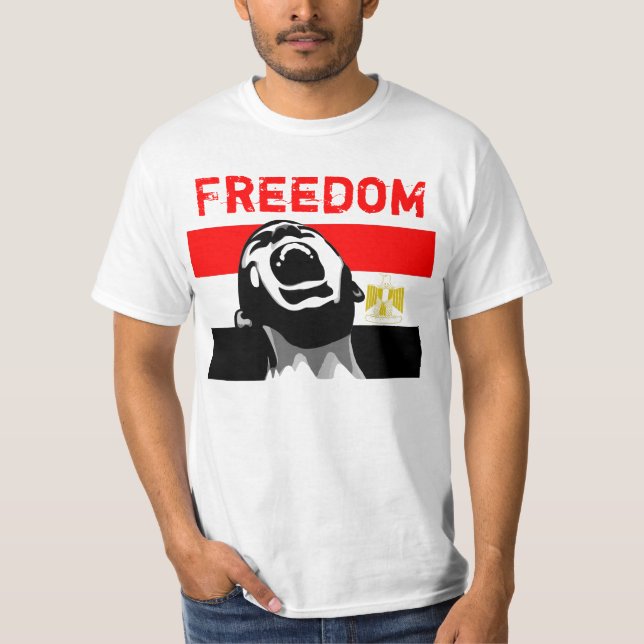 T-shirts Liberdade de Egipto (Frente)