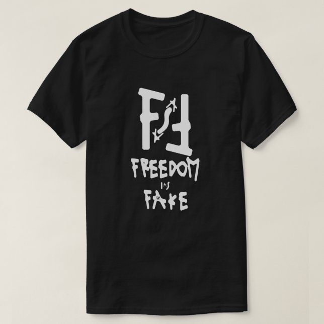 T-shirts Liberdade é uma Farsa (Frente do Design)