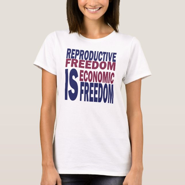 T-shirts Liberdade reprodutiva (Frente)