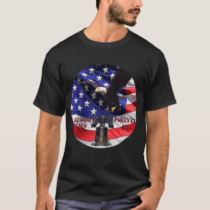 T-shirts Liberdade voa para sempre 9/11