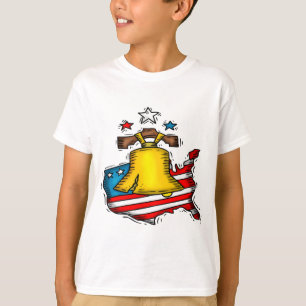 T-shirts Liberty Bell patriótico