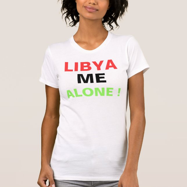 T-SHIRTS LÍBIA EU SOZINHO! (Frente)