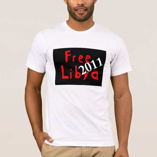 T-shirts Líbia livre 2011 (Frente)