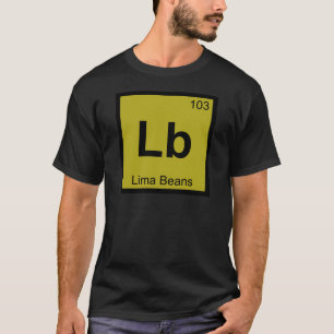 T-shirts Libra - Símbolo da mesa periódica da química do