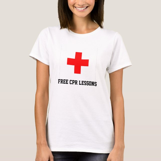 T-shirts Lições livres do CPR (Frente)