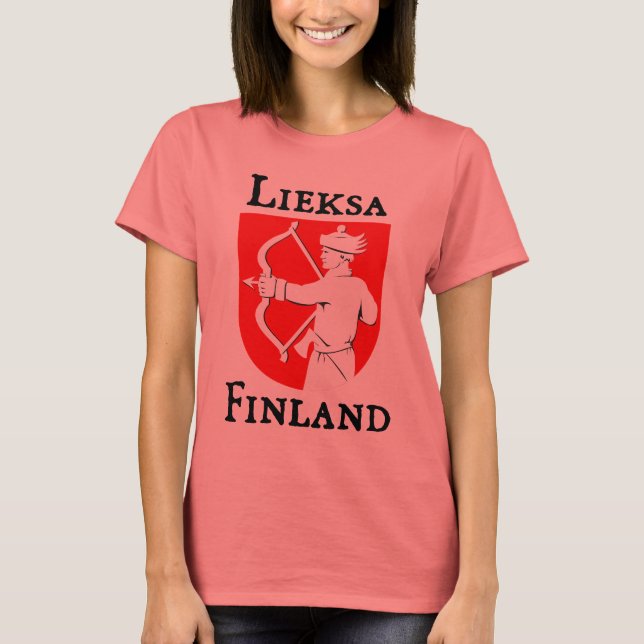 T-shirts Lieksa, Finlândia (Suomi) (Frente)